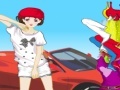 Игра Active Girl Besides Car