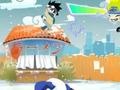 Игра Naruto playing snowballs