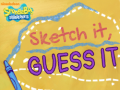 Игра Spongebob squarepants sketch it, guess it