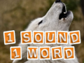 Игра 1 Sound 1 Word