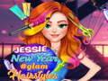 Игра Jessie New Year #Glam Hairstyles