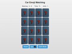 Игра Car Emoji Matching