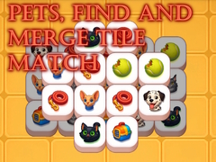 Игра Pets, Find and Merge Tile Match