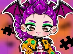 Игра Jigsaw Puzzle: Kpop Star Girls' Halloween