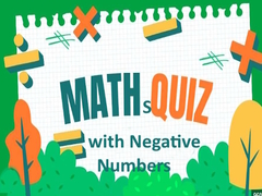 Игра Maths Quiz with Negative Numbers