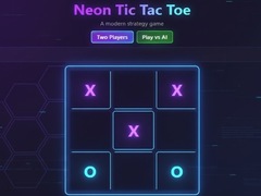 Игра Neon Tic-Tac-Toe