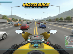 Игра Moto Bike Highway Racing Game