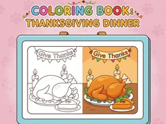 Игра Coloring Book: Thanksgiving Dinner