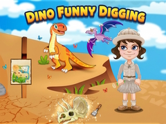 Игра Dino funny digging