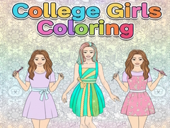 Игра College Girls Coloring