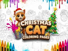 Игра Christmas Cat Coloring Pages