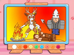 Игра Coloring Book: 99 Nights In The Forest