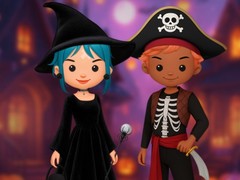 Игра Toca Teens Halloween Party