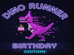 Игра Dino Runner Birthday Edition
