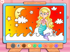 Игра Coloring Book: Moonlight Mermaid