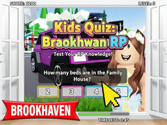 Игра Kids Quiz: Brookhaven RP