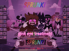 Игра Sprunki: Pink Eye Treatment
