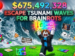 Игра Escape Tsunami Waves for Brainrots