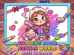Игра Coloring Book: Avatar World Rose Pajamas