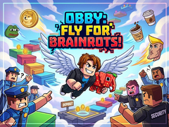 Игра Obby: Fly for Brainrots!