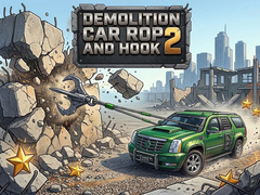 Игра Demolition Car Rope and Hook 2