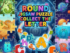 Игра Round Jigsaw Puzzle - Collect the Letter