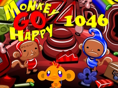 Игра Monkey Go Happy Stage 1046