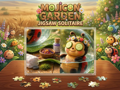 Игра Mojicon Garden Jigsaw Solitaire!