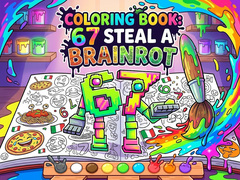 Игра Coloring Book: 67 Steal A Brainrot
