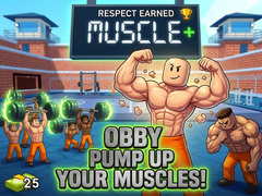Игра Obby Pump Up Your Muscles! 