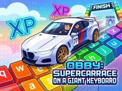 Игра Obby: Supercar Race on a Giant Keyboard