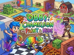 Игра Obby: Chameleon - Paint & Hide