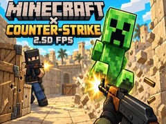 Игра Minecraft Counter Strike: 2.5D FPS