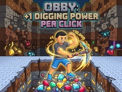 Игра Obby: +1 Digging Power per Click
