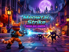 Игра Meowtal Strike Neon Halloween