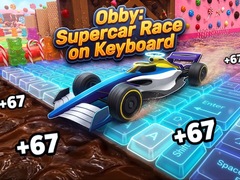 Игра Obby: Supercar Race on Keyboard